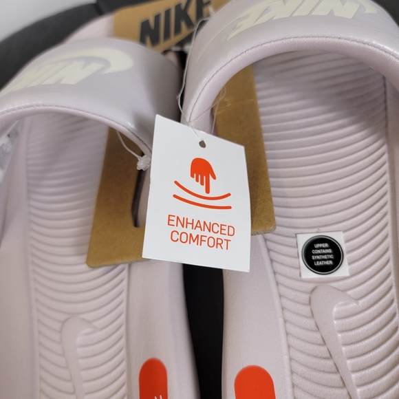 Nike Victori One Barely Rose/Silver Women's Slides Sandals US Size 10 - Picture 3 of 7